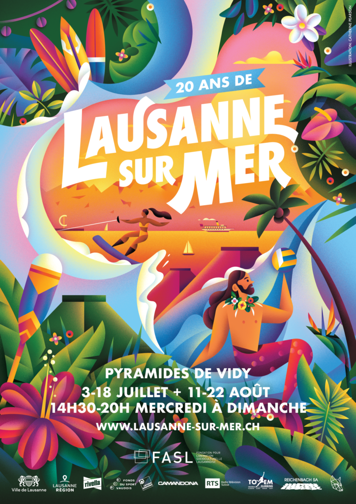 Affiche Lausanne-sur-mer 2021